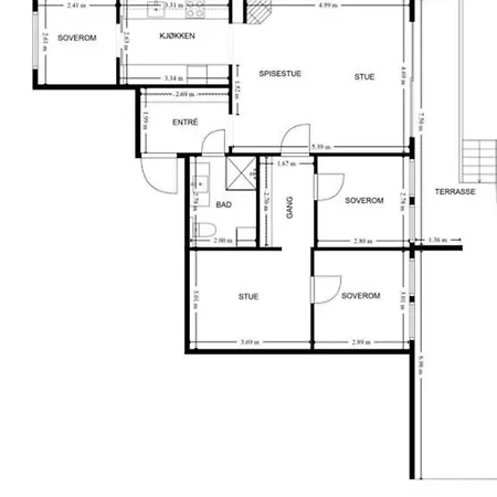 And Quiet 4 Bedroom Western Oslo Apartment *